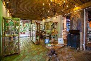 Um restaurante ou outro lugar para comer em Hotel de Lençois