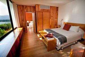 Letto o letti in una camera di Hotel Antumalal