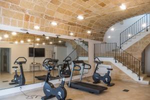Fitness centrum a/nebo fitness zařízení v ubytování Masseria Le Mandorle