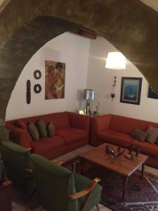 Posezení v ubytování Villa Thermopilon