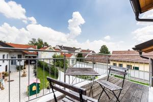 Balkon lub taras w obiekcie Weingut Gästehaus D&D Haider