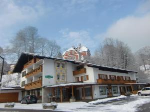 Alpenland Schneck saat musim dingin