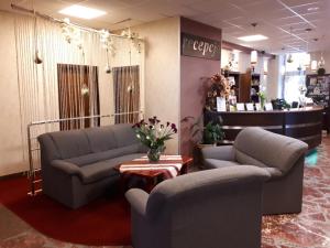 Posezení v ubytování Hotel Jaskółka