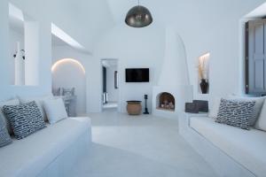 Posezení v ubytování Azar Luxury Villas & Suites