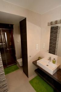 Kúpeľňa v ubytovaní Tęczowe Wzgórze Apartament Oaza + 29 fotografií