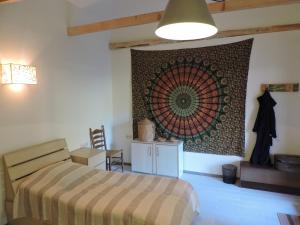 Postel nebo postele na pokoji v ubytování Sno House in Kazbeg