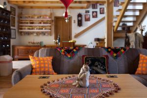 Posezení v ubytování Country Villa St Anton