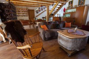 Posezení v ubytování Country Villa St Anton