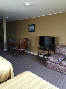 TV a/nebo společenská místnost v ubytování Hotel Apart Colón
