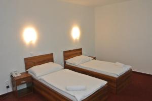 Postelja oz. postelje v sobi nastanitve Hotel Širák