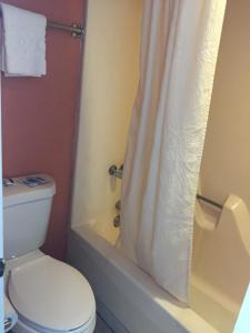 Koupelna v ubytování Royal Inn Borger + 6 fotografií