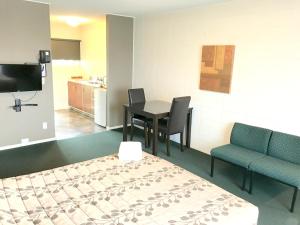 Kuchyň nebo kuchyňský kout v ubytování Greenview Motel
