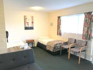 Posezení v ubytování Greenview Motel