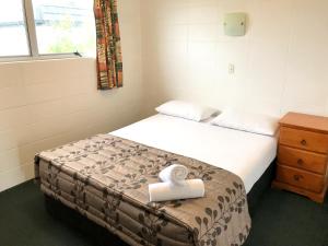 Postel nebo postele na pokoji v ubytování Greenview Motel