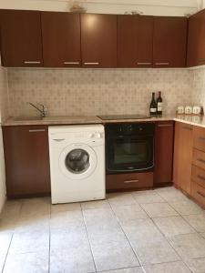 Kuchyň nebo kuchyňský kout v ubytování Sea View Apartment