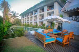 Zahrada ubytování Padang-Padang Inn