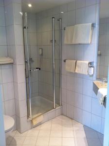Koupelna v ubytování Hotel Hauser an der Universität