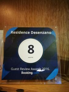 Residence Desenzano tanúsítványa, márkajelzése vagy díja