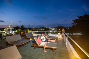 Rõdu või terrass majutusasutuses P168 Hostel Samui