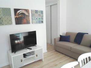 TV in/ali zabaviščno središče v nastanitvi BRA.com Apartments Oporto Campanhã