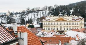 Hotel Residence Bijou de Prague v zimě
