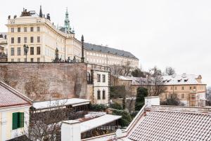 Budova, kde se aparthotel nachází