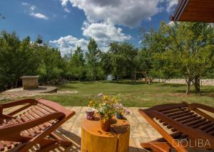 Zahrada ubytování Country House Doliba