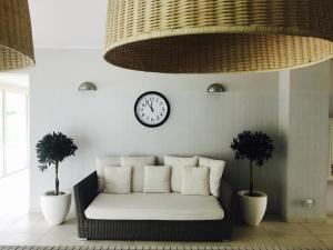 Posezení v ubytování Biały Apartament Hampton w Playa Baltis