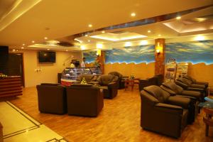 A seating area at The Ruby Arena