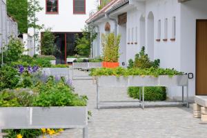 Aed väljaspool majutusasutust Genuss Am Hof