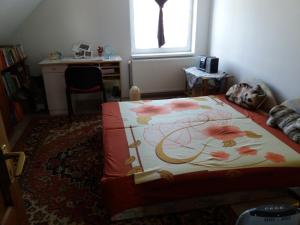 Кровать или кровати в номере Rita vendégház