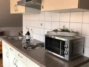 Kuchyň nebo kuchyňský kout v ubytování Fischerhof
