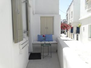 Balkón nebo terasa v ubytování Naxos Oceamo