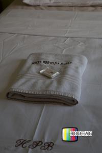 Postel nebo postele na pokoji v ubytování Hotel Porto Da Barra