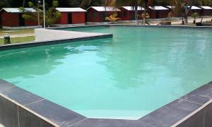 Bazén v ubytování ECO-CABAÑAS Cancún nebo v jeho okolí