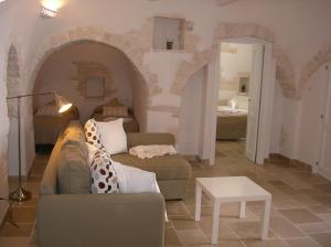 A seating area at Charming Trulli