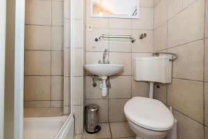 Koupelna v ubytování Guesthouse Mirula