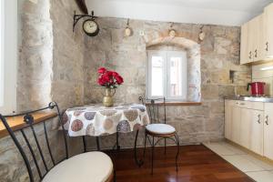 Kuchyň nebo kuchyňský kout v ubytování Guesthouse Mirula