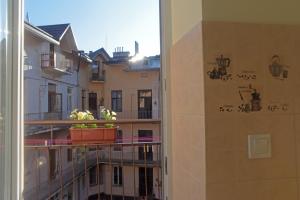 Balkón alebo terasa v ubytovaní Apartment on Voloshyna