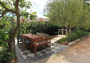 Zahrada ubytování Apartments Markelj