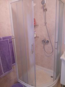 Koupelna v ubytování Apartmani Lomar
