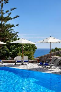 Bazén v ubytování Terra Blue Santorini nebo v jeho okolí