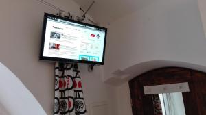 TV i/ili multimedijalni sistem u objektu Apartmany u Synagogy