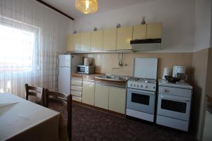 Virtuvė arba virtuvėlė apgyvendinimo įstaigoje Apartment Dusko