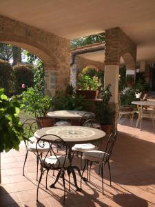 Patio nebo venkovní prostory v ubytování Bagno Santo Residence