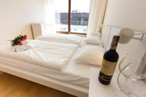 Postel nebo postele na pokoji v ubytování Komfortowy apartament Międzyzdroje