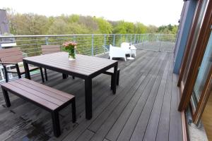 Balkón nebo terasa v ubytování Komfortowy apartament Międzyzdroje
