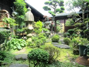 Zahrada ubytování Ryokan Taishoro