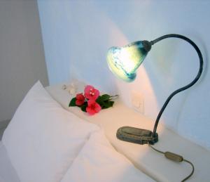 Postel nebo postele na pokoji v ubytování Studios Anemomilos