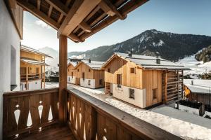 Liondes Chalets during the winter